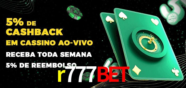 Promoções do cassino ao Vivo r777bet